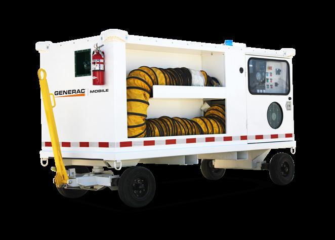 HEAT CARTS Generac Mobile heat carts are compact and portable, while providing clean and reliable heat for aircraft, hangars and ground support equipment (GSE).
