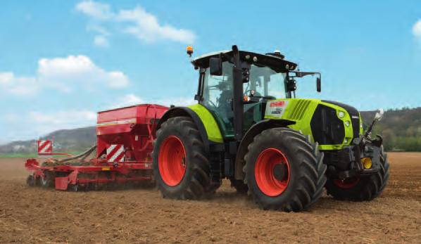 Constant output. The CLAAS-specific engine performance curve provides full torque in a wide engine speed range, guaranteeing constant output and power delivery when they are needed.