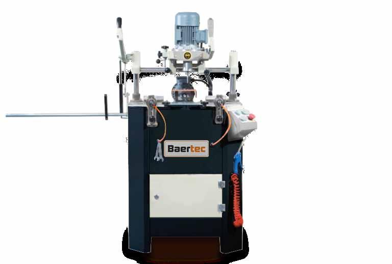 Trible Drilling Copy Milling Machine ROUTER AND DRILLS 2 FR 002 17 Designed to open the place for handles,espanyoled calals on PVC profiles Clamps devices and angled drain slot routing is equipped