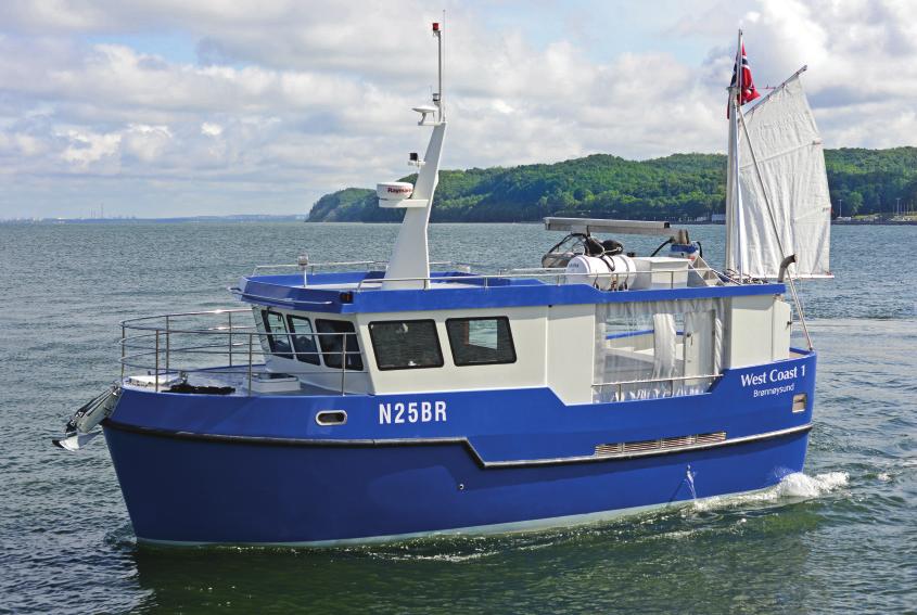 West Coast 36 VESSEL NAMES H-3601 WEST COAST 1 H-3602 In progress CLASS NORDIC BOAT STANDARD 1990 NBS 1990 DNV certificate of compliance with NBS 1990 MAIN PARTICULARES Length over all 10,98 meter