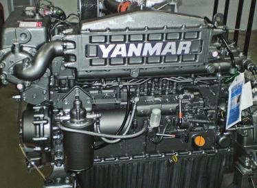 engine type 6CH-HTE3 with 172 HP capacity, equipped with a turbo charged and intercooler.