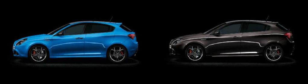Exterior colours: 414: ALFA RED (SOLID) (Inv. Code: 5CG) 601: ALFA BLACK (SOLID) (Inv. Code: 5CF) 217: ALFA WHITE (SOLID) (Inv. Code: 5CH) 529 MATTE GREY (SPECIAL) (Inv.