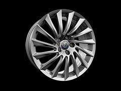 alloy wheels --- Standard 500 --- 6Y8 17" 5-Hole gloss black design