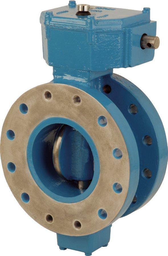 SCOE OF LINE ratt H250 Butterfly Valve SIZES: 4" Through 48" BODY STYLE: Flanged, 250# RESSURE CLASS: AWWA 250 B ACTUATION OTIONS*: Nut Handwheel Buried Service * Consult factory for other end