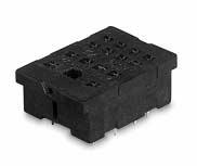 Accessories Miniature Relay PT RA 78 728 DIN rail socket with screw-type terminals, 4 pole S0320-AB F0139-A Retaining clip included U C 7 A 300 Vac Dielectric strength