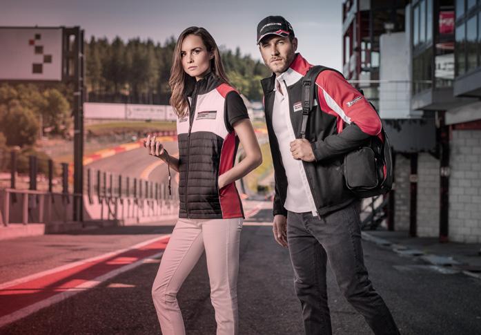 Motorsport Collection The atmosphere of the racetrack permeates each and every fibre of the Motorsport Collection.