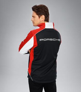 Cuff size can be adjusted with Velcro fastener. MOTORSPORT SELECTION sew-on badge on the front and mesh lining with PORSCHE logo on the inside.