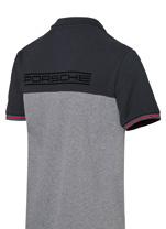 Features stripes in MARTINI RACING colours on the inside collar. 100 % cotton. In grey mélange.