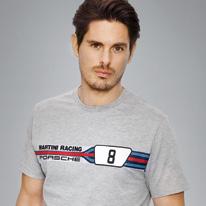Men s polo shirt featuring a sporty mix of fabrics and elaborate details in a MARTINI RACING