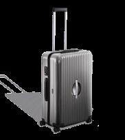Luggage Luggage Continuously adjustable telescopic handle TSA-approved lock An additional aluminium handle integrated in the shell makes it easier to put the [ 1 ] PTS Multiwheel Ultralight Edition M.