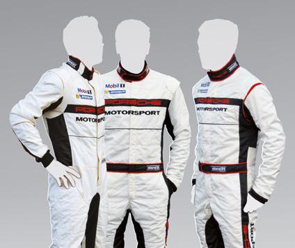 Racewear Racewear [ 1 ] Porsche Motorsport race suit.* LA COUTURE HSC, ST 3000 HSC, ST 221 HSC EVO AND ST 221 HSC. Compliant with FIA 8856-2000 and SFI 3.2A level 5. Breathable material. Two-ply.
