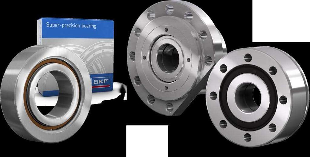 SKF super-precision angular contact thrust ball bearings for screw drives A Machine tools require screw drives that can position a work piece or machine component quickly, efficiently and precisely.