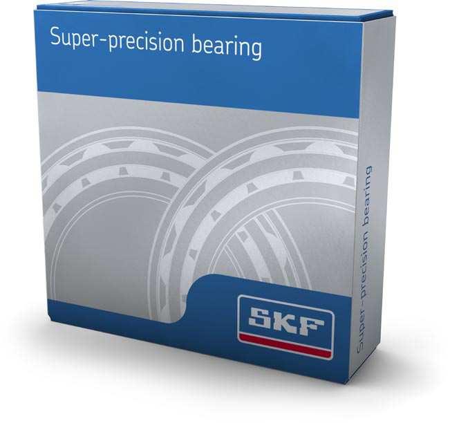 Packaging Fig. 14 SKF super-precision bearings are distributed in new SKF illustrated boxes ( fig. 14). Mounting instructions are either printed on the inside of the box or added in form of a leaflet.