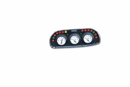 Integrated Instrument Panel The integrated instrument panel provides critical information