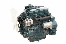 These in-line, 4-cylinder, water cooled, overhead valve engines provide high torque at low engine speeds for