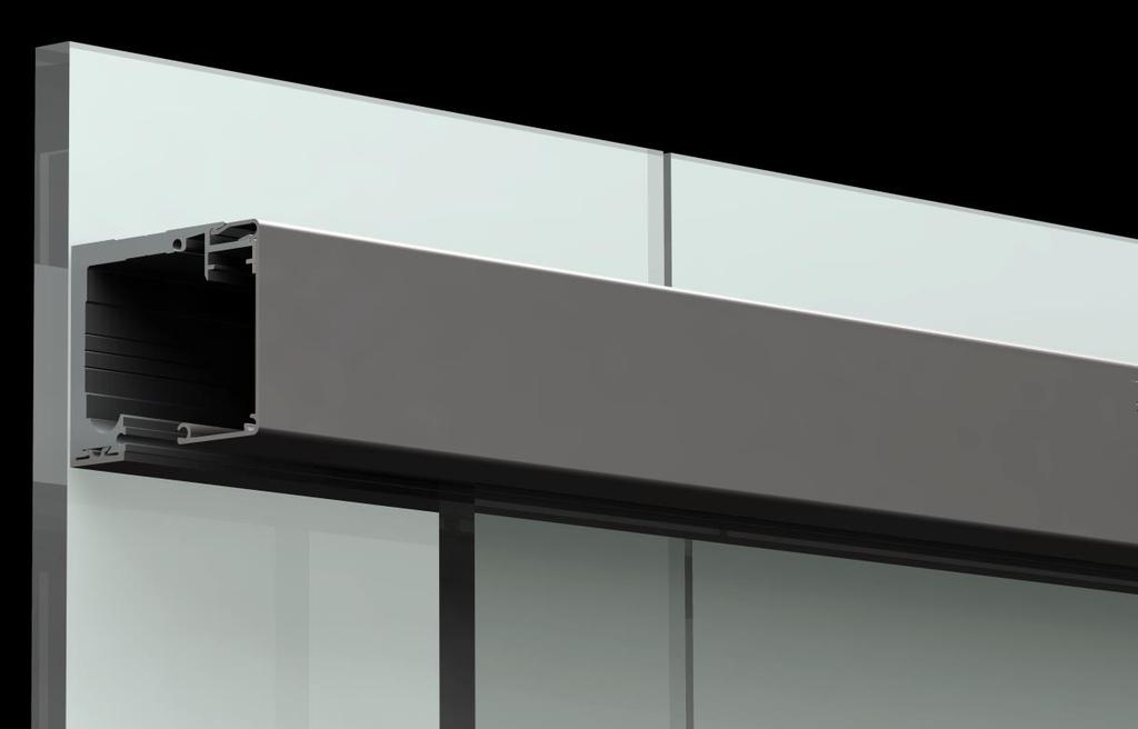 AJ5 Overpanel and Side Panel Mounted Sliding Door System is
