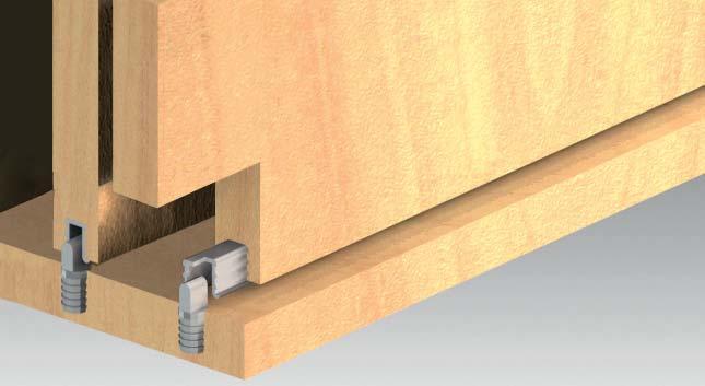 Timber Door Fittings Classic 12 IF, door weight up to 12 kg Door thickness: Min.