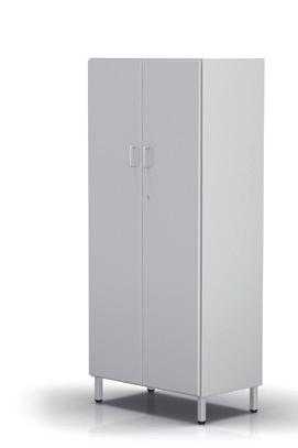 08 E AND STORAGE CABINETS 2-260 2-265 2-267 two wing doors, with lock and handle five adjustable shelves made of stainless steel cabinet with two wing glass doors, with lock and handle five