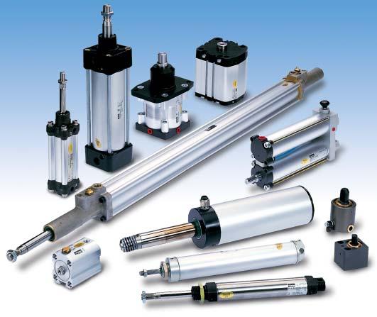 Mobile Pneumatic Cylinders Parker s Actuator Division offers a complete line of compact, round body, and tie rod cylinders.
