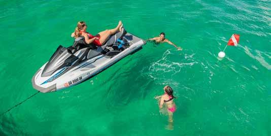 Featuring, the intuitive dual-throttle handlebar control system, the powerful TR-1 High Output Yamaha Marine, ample