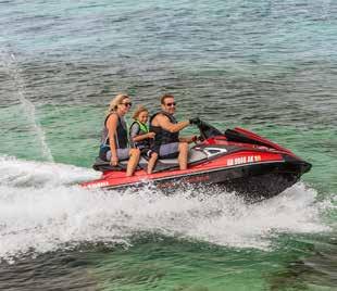 package. With a tow hook for tubing and other watersports, a convenient reboarding step, class-leading 24.