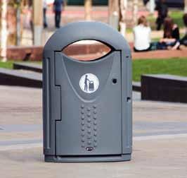 Evolution Litter Bin A contemporary styled litter bin to complement all locations.
