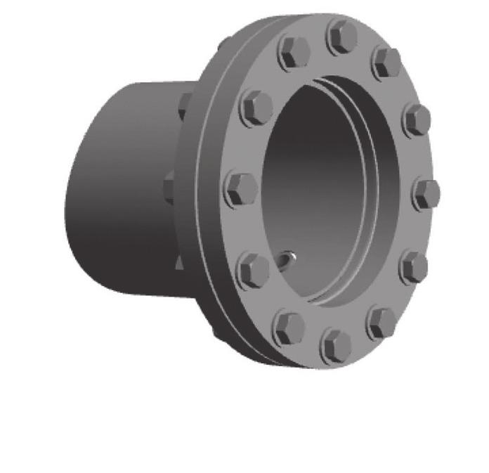 extractable bundle version, the DH can also be supplied with welded flange according to EN 1092-1.