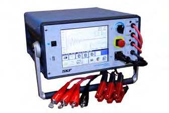 8 SKF solutions Condition monitoring technologies and service Electric motor test equipment SKF provides a full spectrum of static, dynamic and online motor test and monitoring equipment for use by
