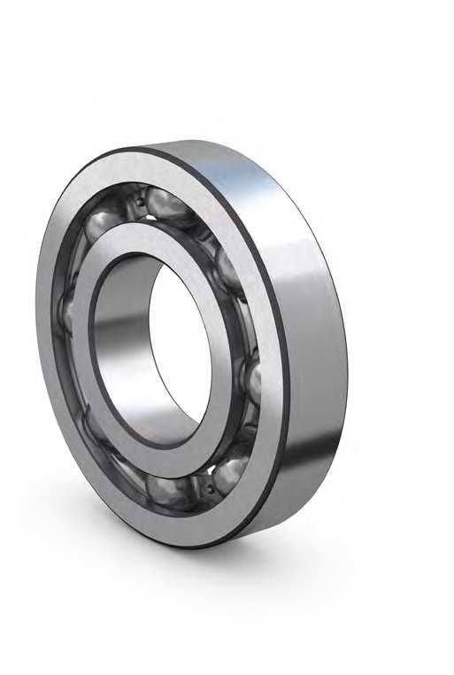 1 Rolling bearings in electric machines Deep groove ball bearings Deep groove ball bearings Deep groove ball bearings are typically found in both the locating and