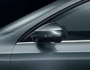 Design 11 EXTERIOR SIDE-VIEW MIRRORS Body coloured exterior mirrors add