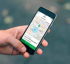 The application can pinpoint the exact location of your car.