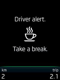 In such cases, the Maxi DOT display warns the driver to take a break.