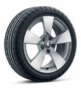 alloy wheels (standard on style) 17" HALK alloy wheels