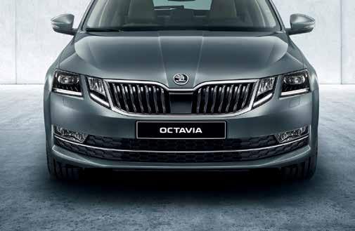 8 MUSIC TO THE EYES Every detail on the OCTAVIA is a play between timeless aesthetics and modern technology, making it a