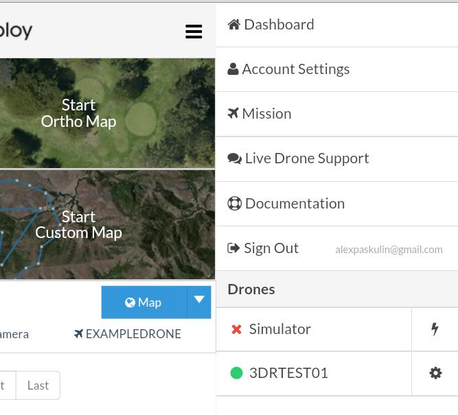 View map DroneDeploy Dashboard Learn More about DroneDeploy In addition to the 1-click map, Drone-