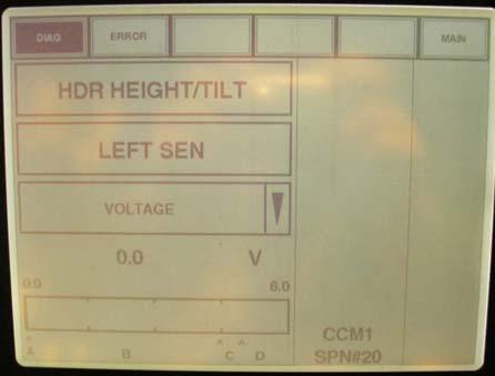 2 Height Sensor Output Voltage Range Combine Requirements, page 101, or if range between low and high limits is