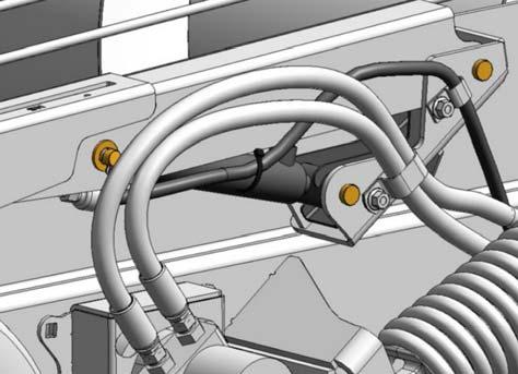 MAINTENANCE AND SERVICING 4. Remove cotter pins and washers from clevis pins (B) and (D). 5.