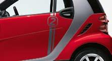 > 4 Chrome package: Small details, big impact: The highly polished chrome door mirror