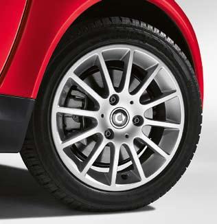 > 7 Wheel trim for steel wheel: Enhances the standard steel wheel and protects