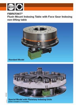 http://www.fibro.com Product range Product Overview FIBRO produces various models of rotary indexing tables, so users can be sure of finding the ideal solution for any application.