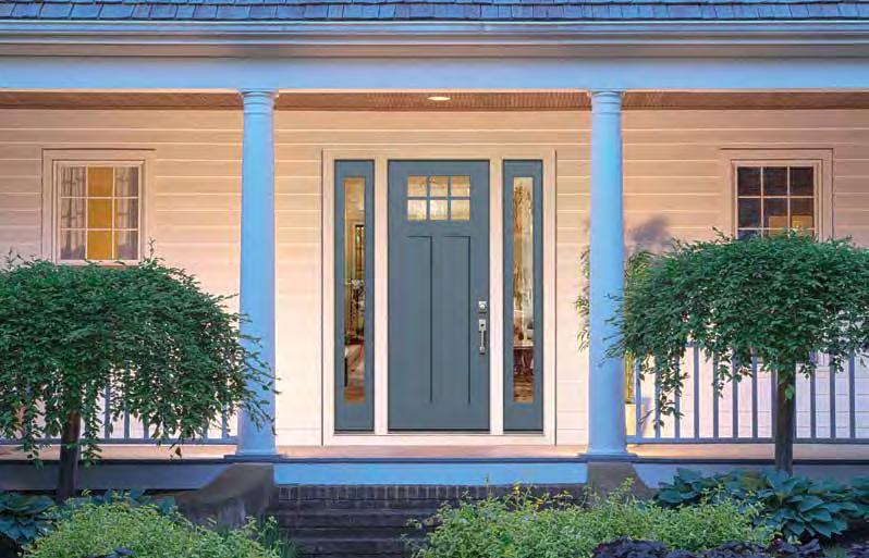 The more attractive and durable alternative to steel, Smooth-Star fiberglass doors are ready-to-paint with crisp, clean contours