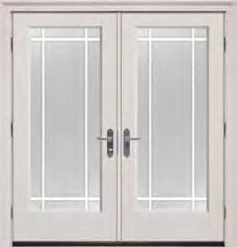 EnLiten Flush-Glazed Low-E / Clear Glass with Divided Lites Hinged Patio Doors TM Colonial Style Available Door Styles