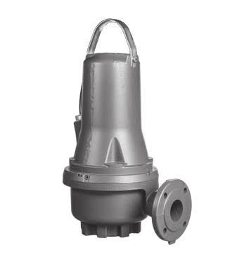 SUBMERSIBLE PUMPS FOR SEWGE TECNICL DT Impeller type: Vortex. Solid handling: 65 1 mm. Nominal power: 1,1 11 kw. Outlet: DN 65 / 8 / 1. Perfomance range: from.3 to 1 m3/h with 1 meters head.