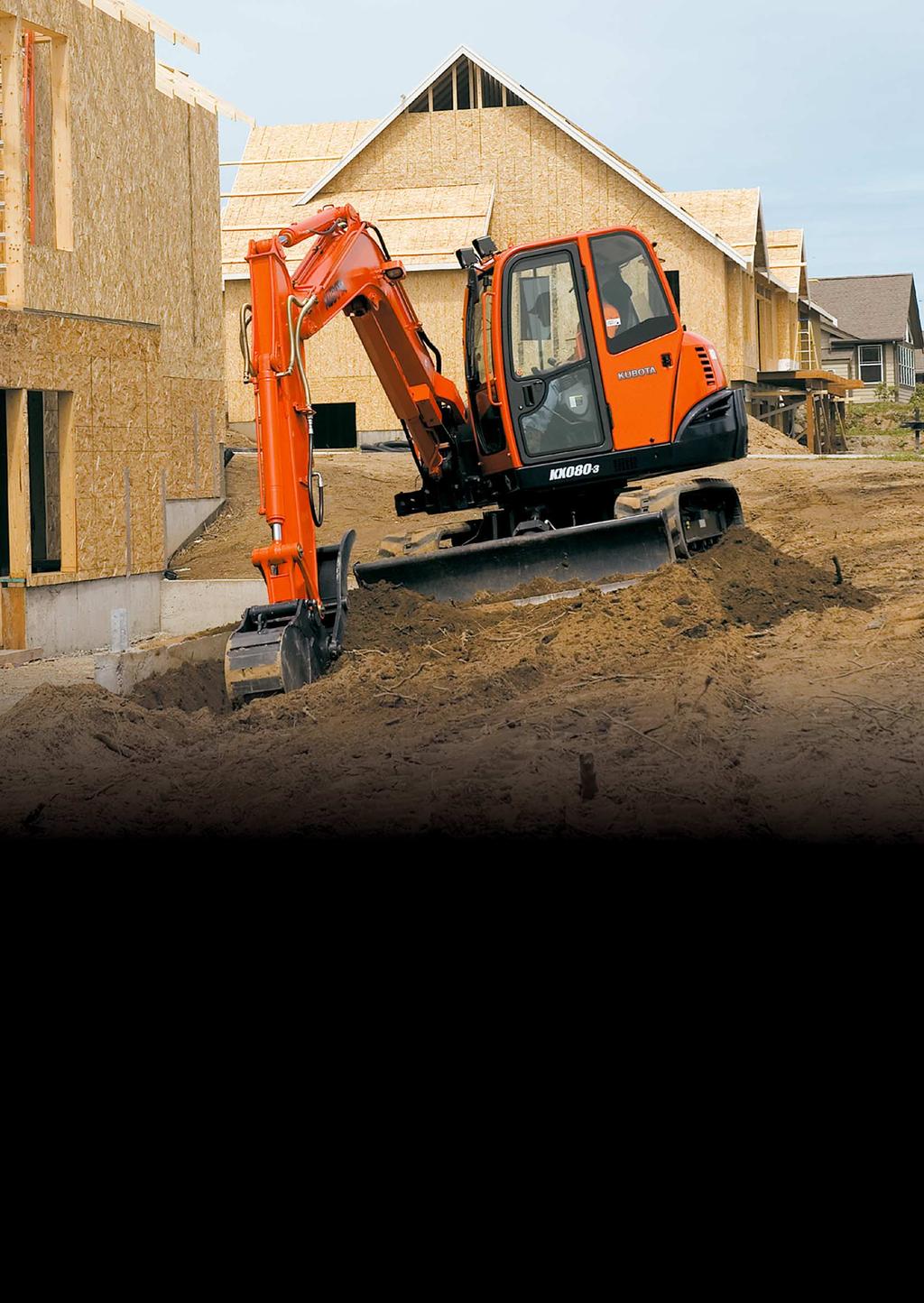 Kubota unearths its largest, most advanced Utility Class excavator. Achieve industrial performance in urban environments.