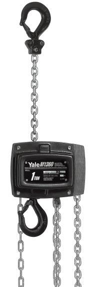 The precisely machined load sheave ensures accurate movement of the load chain. Hand chain hoist Towerlift ES Capacity 1.