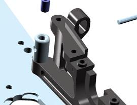 FRONT SUSPENSION PAGE 18 / STEP 1 ALTERNATIVE A Forward Arm Position Shim behind arm ➏ IMPORTANT!