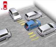 (vision) High/Low Beam Assist automatically switches between high and low beams. (vision) Blind Spot Detection alerts the driver by lighting a warning indicator on the appropriate side.