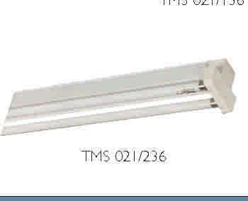 Proton TMS 021 Proton TMS 021 TMS 021/26 TMS 021/16 Functional general purpose basic batten for TL D fluorescent lamp suitable for surface mounting on wall or ceiling The channel is made of single