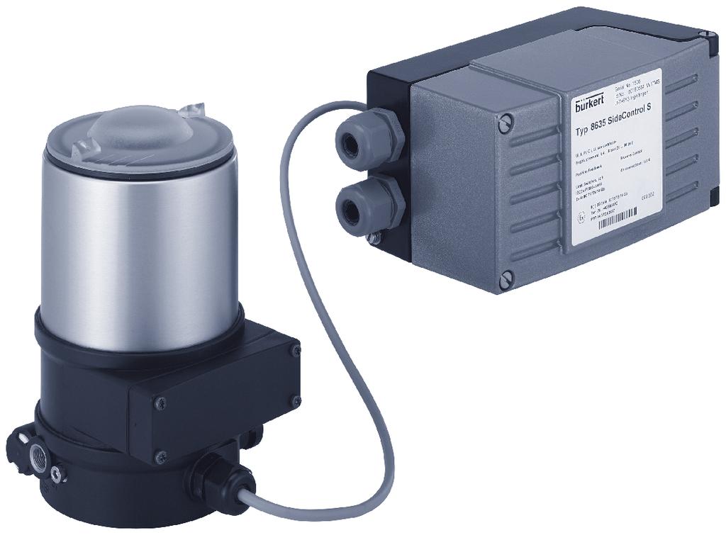 Type 8635 Remote-Positioner Installation on process valves with internal air flow (series 2103, 2300, 2301) Anbau an Prozessventile mit interner Luftführung (Reihe