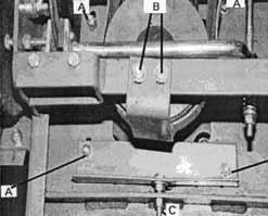 26 STEERING RODS Should not normally require resetting. 1. Loosen the rod lock nut (A). Fig. 11 2. Release the fixing bolt. 3. Turn the tie rod end to adjust for length.